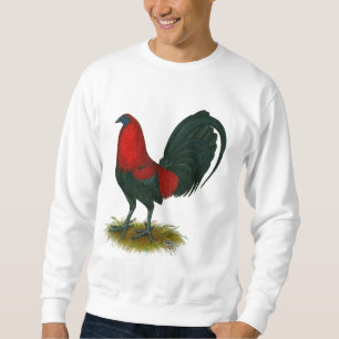 Sweatshirt Coq américain : Brun Rouge