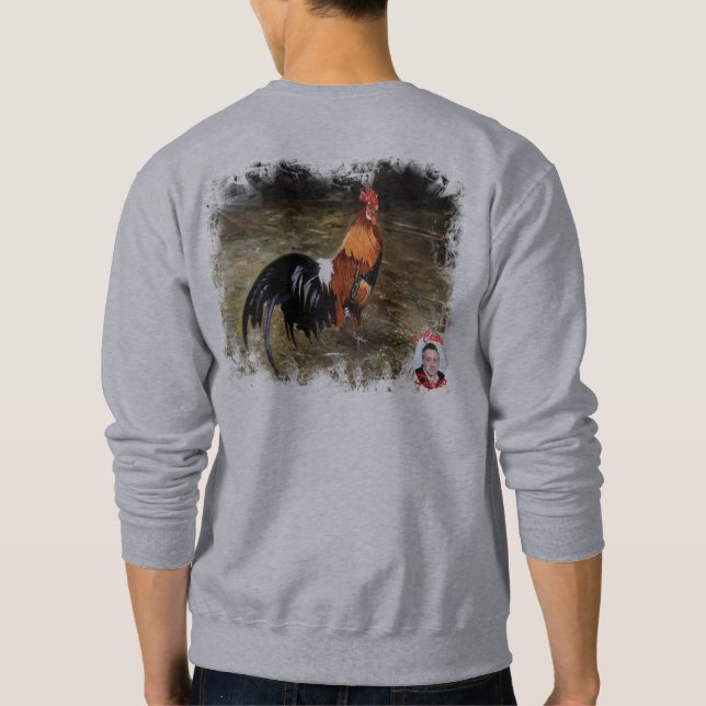Sweatshirt Coq/Gaulois/Rooster (Dos)