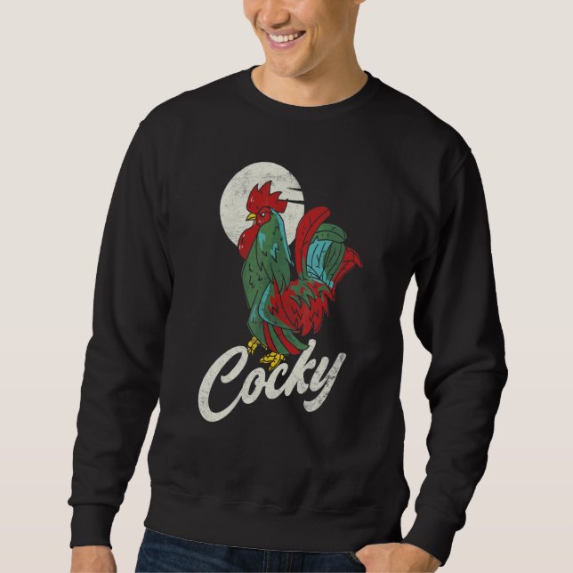 Sweatshirt Coq Pour Poulet (Devant)