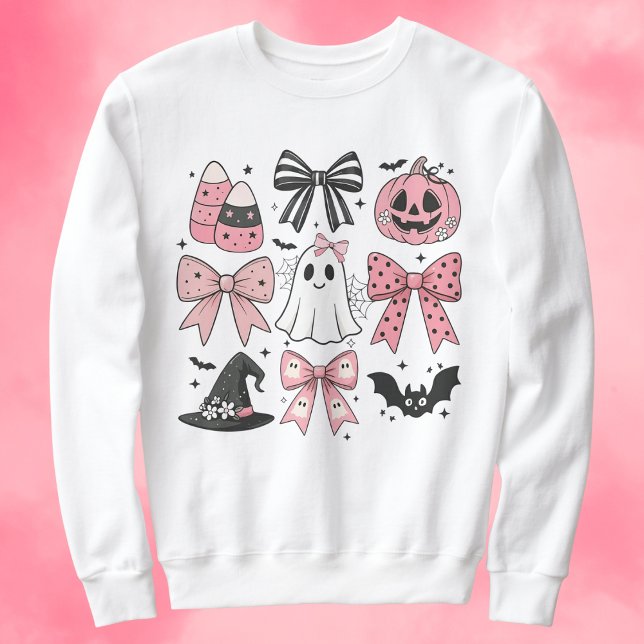 Sweatshirt Coquette rose mignonne Halloween (Créateur téléchargé)