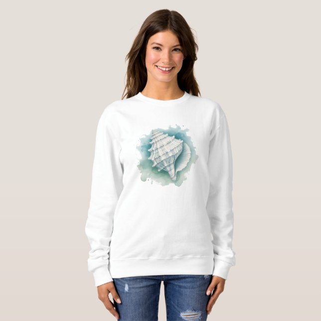 Sweatshirt Coquillage côtier/nautique (Devant entier)