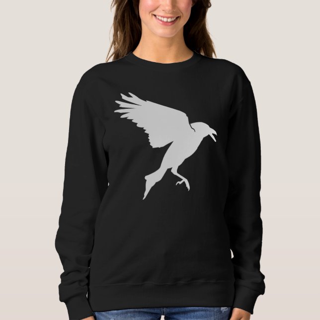 Sweatshirt Corbeau volant (Devant)
