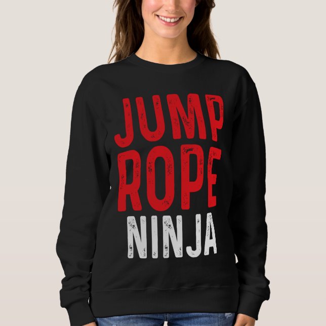 Sweatshirt Corde à sauter Ninja Sauter Corde à sauter Entraîn (Devant)