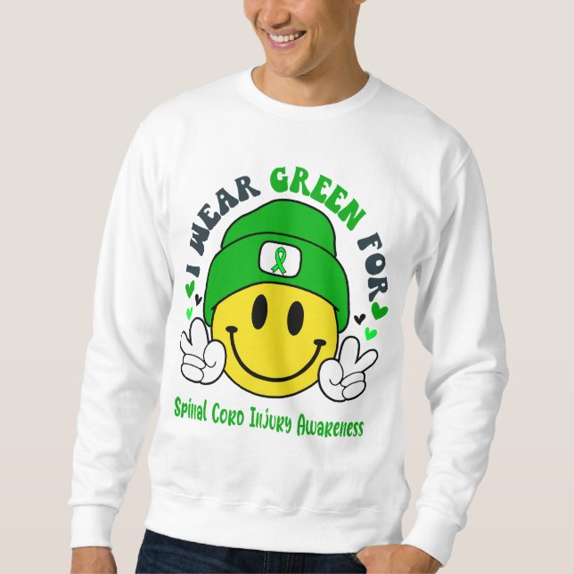 Sweatshirt Cordon de colonne vertébrale Sensibilisation aux b (Devant)