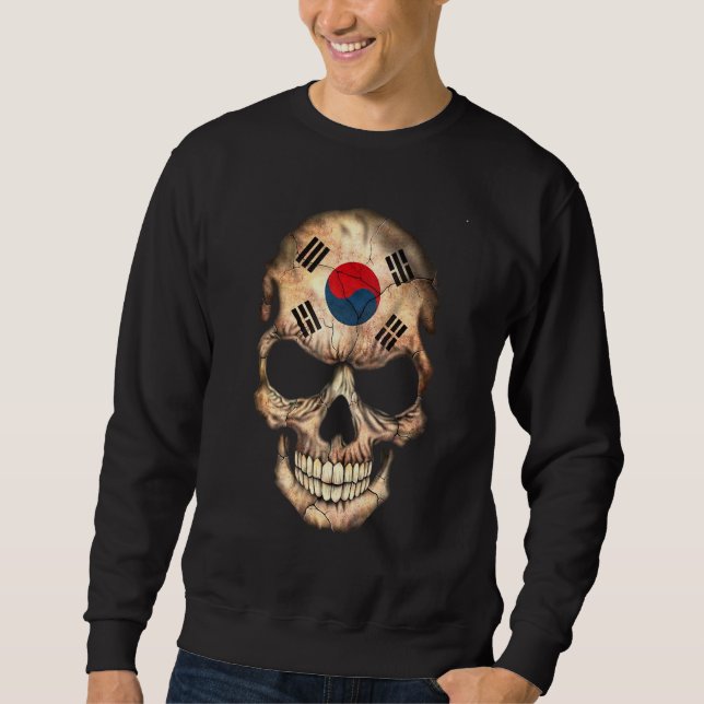 Sweatshirt Corée Du Sud Drapeau Pour Menwomenyouthkid (Devant)