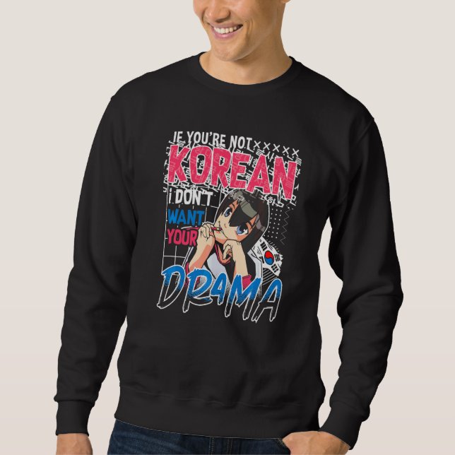 Sweatshirt Coréen Pop Pour Un Fan De Mode K Pop  1 (Devant)
