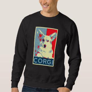 Sweatshirt Corgi Art Chien Art Pour Les Amateurs De Corgis Et