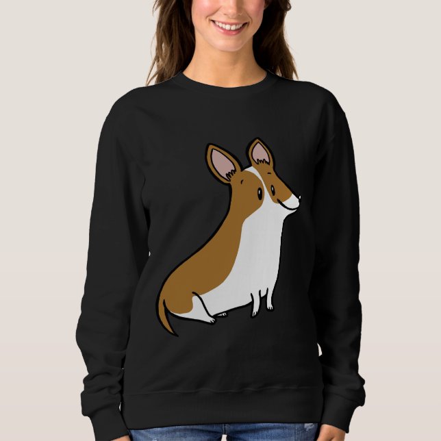 Sweatshirt Corgi Brown (Devant)