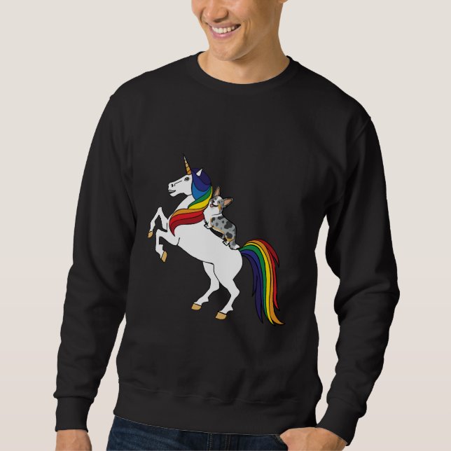 Sweatshirt Corgi Cardigan Corgi (Devant)
