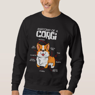 Sweatshirt Corgi Chien Anatomie Du Corgi