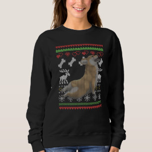 Sweatshirt Corgi Chien Père Noël Moche Motif de Noël X Mas