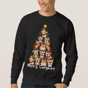 Sweatshirt Corgi Christmas Tree Corgi Chien Merry Corgmas Pro