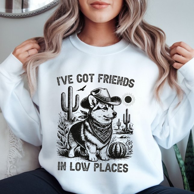 Sweatshirt Corgi Cowboy Funny Women’s  (Créateur téléchargé)