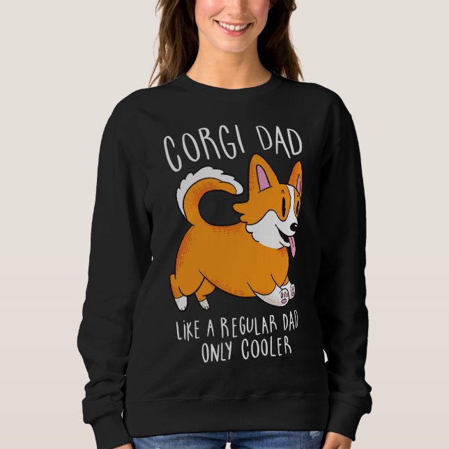 Sweatshirt Corgi Dad  1278 (Devant)