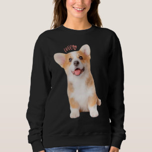 Sweatshirt Corgi Love Est Chien Maman Papa Chien Puppy Pet Fe