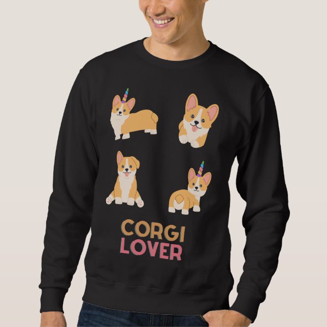 Sweatshirt Corgi Lover (Devant)