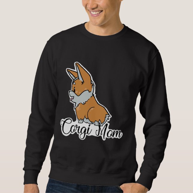 Sweatshirt Corgi Mom 276 (Devant)
