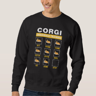 Sweatshirt Corgi Obedience Training Chien Guide À L'Entraîneu