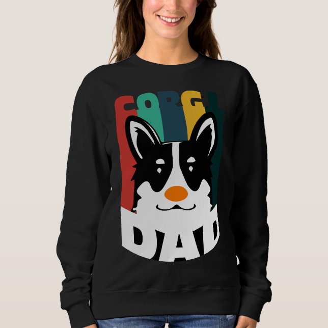 Sweatshirt Corgi Papa 550 (Devant)
