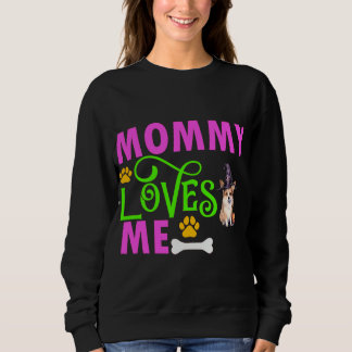 Sweatshirt Corgi Witch Maman M'Aime