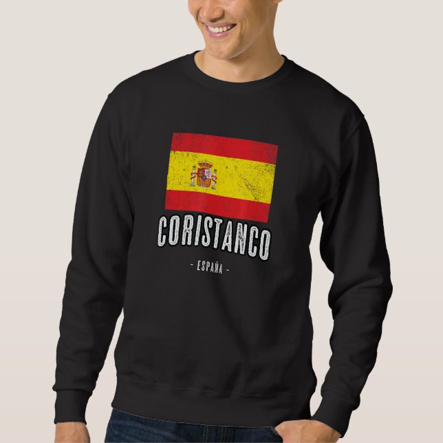 Sweatshirt Coristanco Espagne Es Drapeau Ville - Bandera Ropa (Devant)
