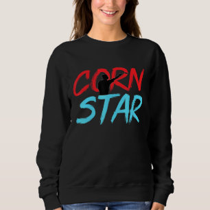 Sweatshirt Corn Star Cornhole Joueur Cornhole Champion Équipe