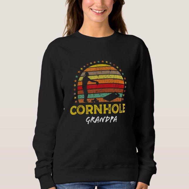 Sweatshirt Cornhole Grandpa  Cornhole Bags Tournament (Devant)