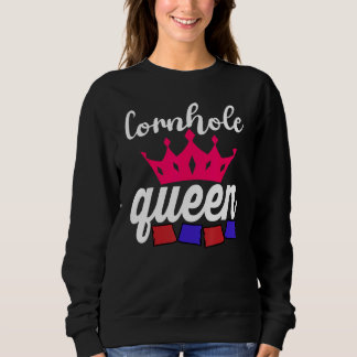Sweatshirt Cornhole Queen Corn Hole