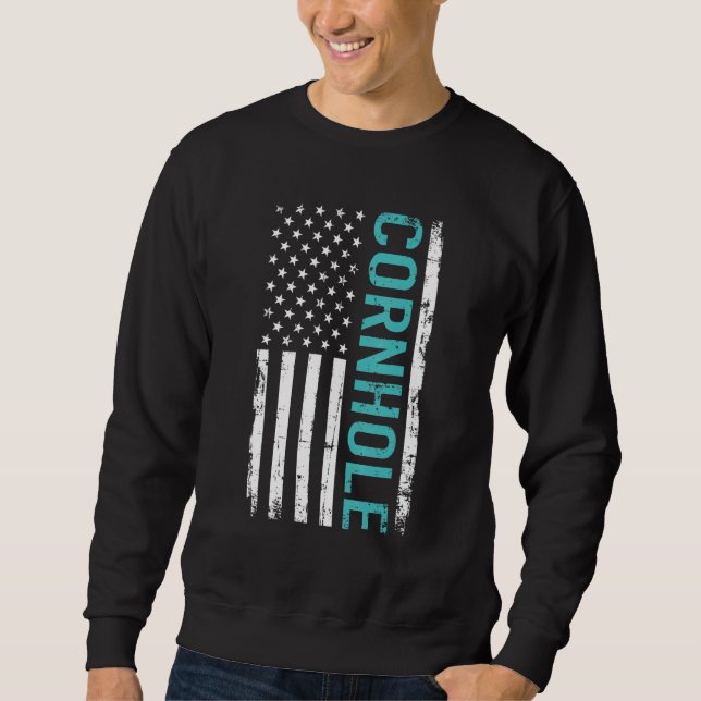 Sweatshirt Cornhole Usa (Devant)