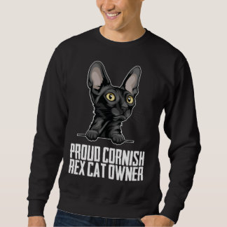 Sweatshirt Cornish Rex mom  Cornish Rex kitten  Cornish Rexs