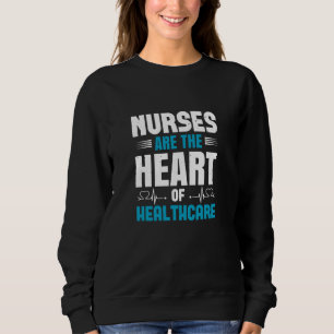 Sweatshirt Corona Nurses - Coeur Des Soins De Santé