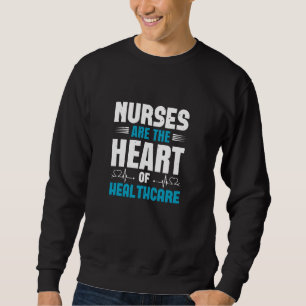 Sweatshirt Corona Nurses - Coeur Des Soins De Santé