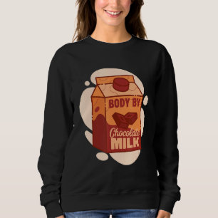 Sweatshirt Corps Homme Par Chocolat Lait Doux Lait Lait Venti