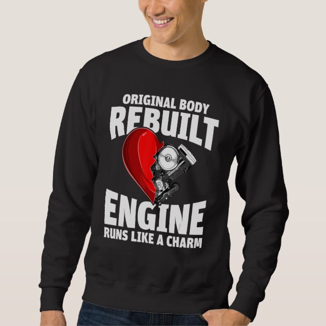 Sweatshirt Corps original reconstruit le moteur fonctionne co (Devant)