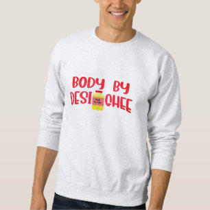 Sweatshirt Corps Par Body Desi Ghee Funny Desi