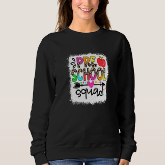 Sweatshirt Corps préscolaire blanchi Boho Vie de l'enseignant