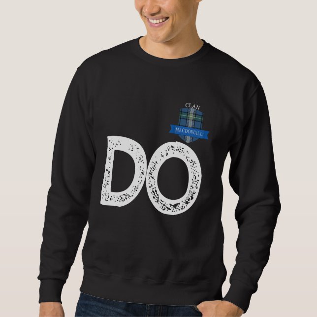 Sweatshirt Correspondance de famille Clan MacDowall D et O (Devant)