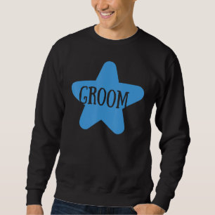 Sweatshirt Correspondance de mariage Fiançailles Groom