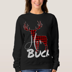 Sweatshirt Correspondance des couples Pyjama de Noël Buffalo