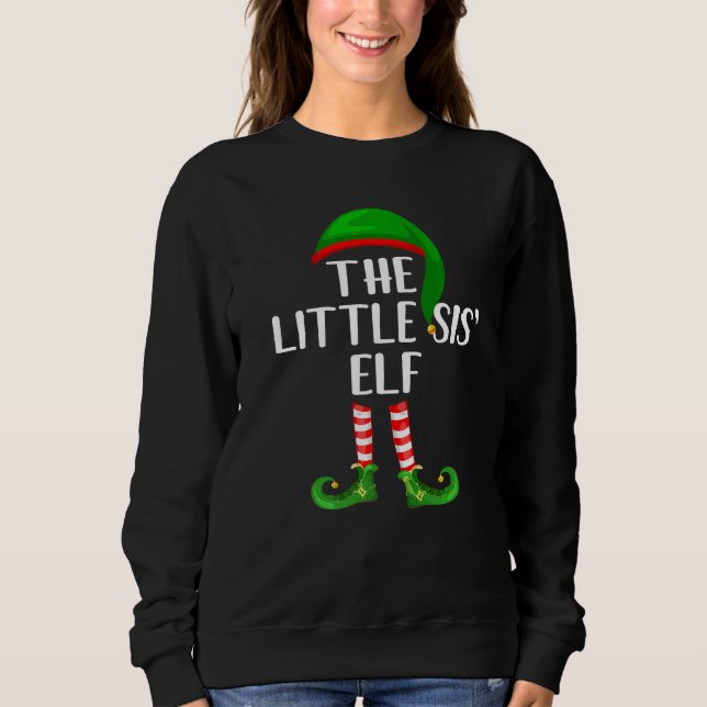 Sweatshirt Correspondance Famille Noël Le Petit Sis'El (Devant)
