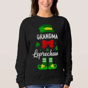 Sweatshirt Correspondance grand-mère Leprechaun Famille St Pa