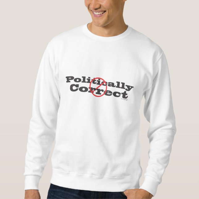 Sweatshirt Corrigez politiquement pas (Devant)