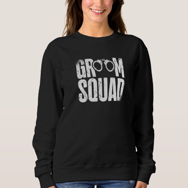 Sweatshirt Cortège du marié Garçons d'honneur Mariage Enterre (Devant)