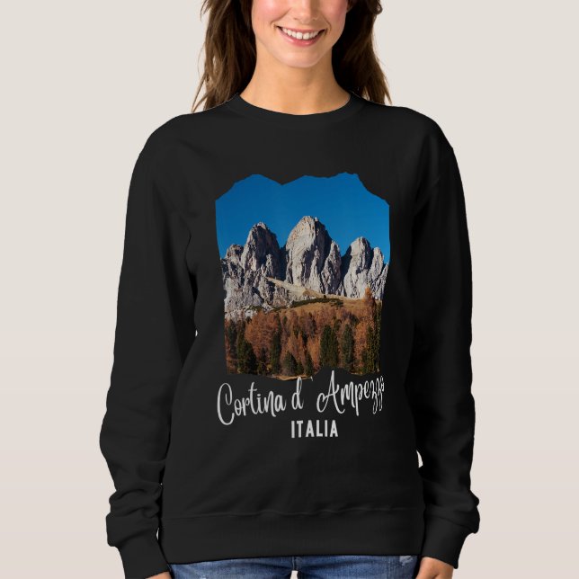 Sweatshirt Cortina d'Ampezzo Dolomiti Cortina d'Ampezzo Italy (Devant)