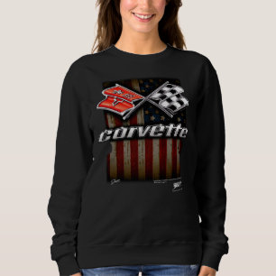 Sweatshirt Corvette C3 camiseta de la bandera de EE. UU, C3
