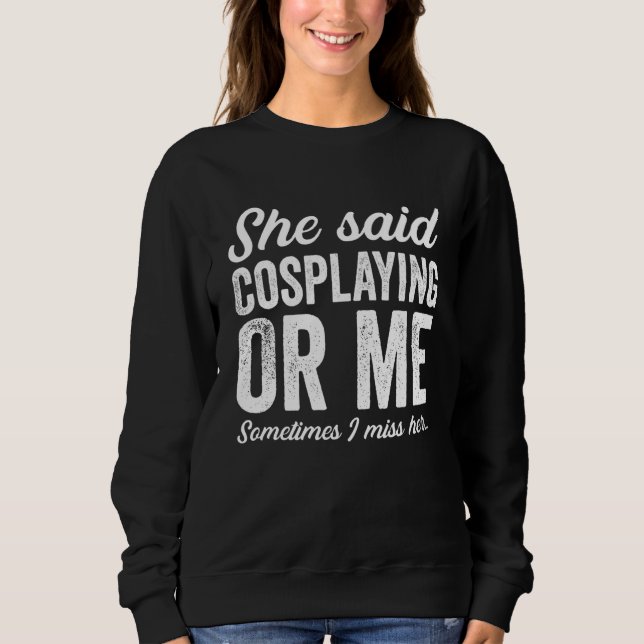 Sweatshirt Cosplay Costume Amusant Cosplayeurs J (Devant)