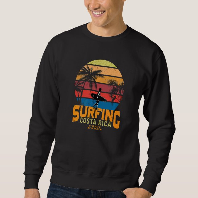 Sweatshirt Costa Rica Surf Premium 1 (Devant)