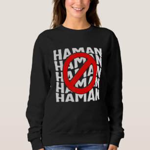 Sweatshirt Costume anti-Haman de Pourim Haman Hébreu Juif Hol