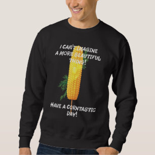 Sweatshirt Costume Corntastic C'Est Mon Costume De Maïs Hallo