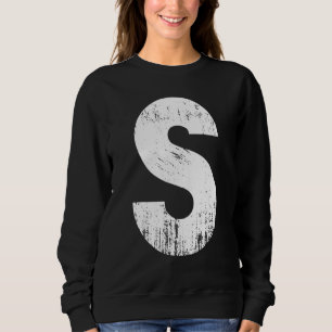 Sweatshirt Costume de carnaval d'Halloween de tamia Lettre S